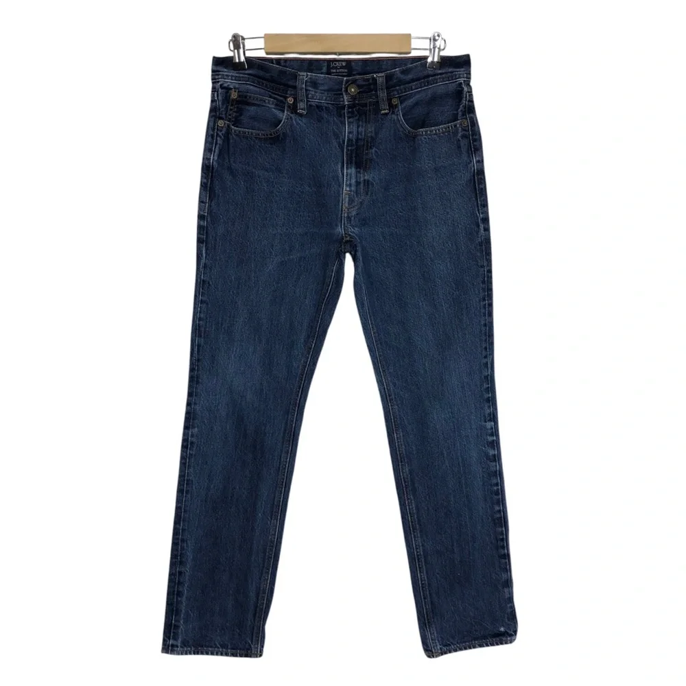 J.CREW The Sutton Cotton Medium Wash Straight Leg Men’s Jeans W30 L30
